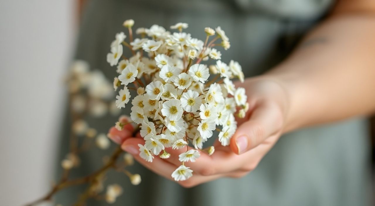 Как сделать сухоцвет из гипсофилы