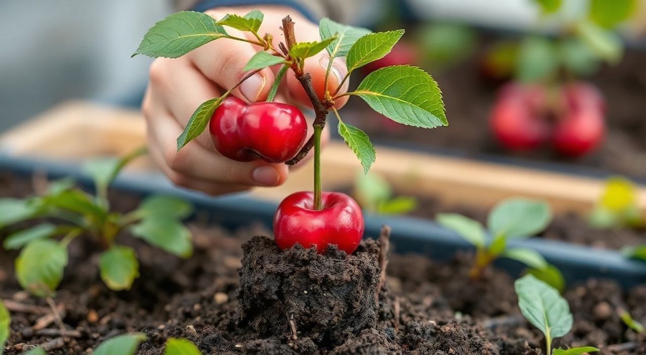 Как укоренить черешню черенками