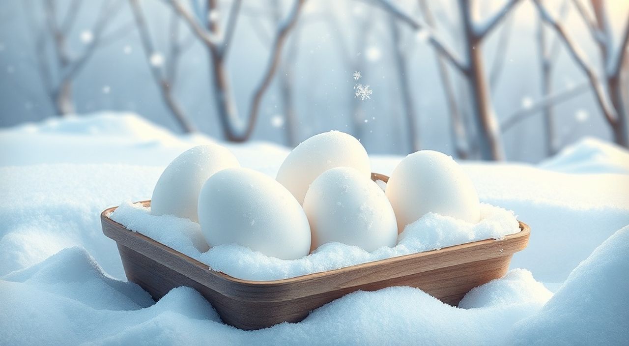 Как заморозить яйца на зиму