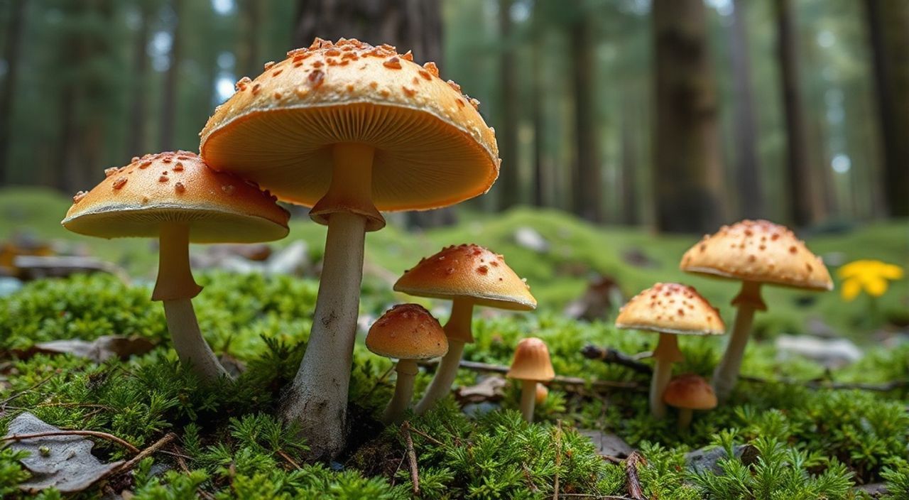 Какие грибы растут в хвойных лесах