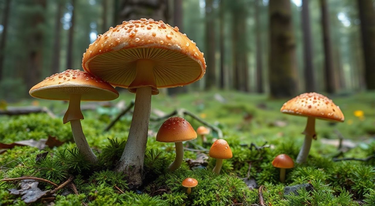 Какие грибы в хвойном лесу