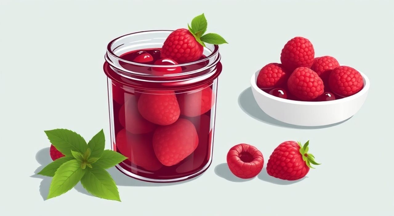 Компот из малины с чем