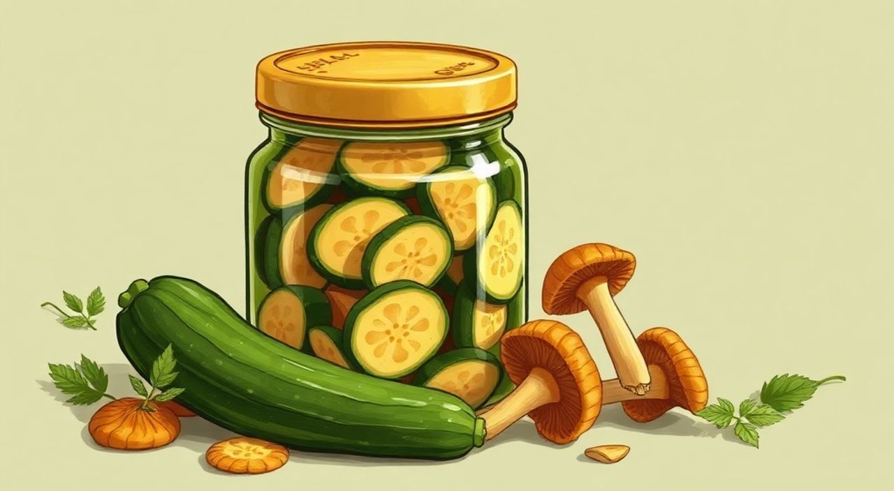 Маринованные кабачки как грузди
