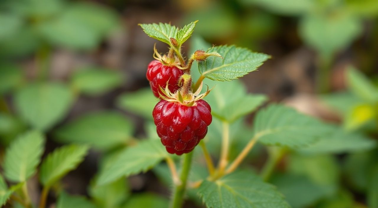 Саженец малины как выглядит