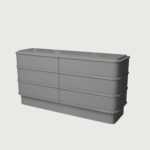 Комод LOCK GREY