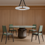 Обеденный стол TULIP WOOD GREEN