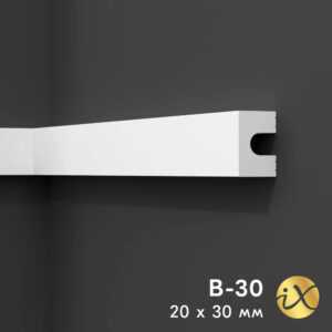 Рейка из ударопрочного XPS ПРАЙМДЕКОР iX B30 30/20 ПРАЙМДЕКОР