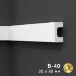 Рейка из ударопрочного XPS ПРАЙМДЕКОР iX B40 40/20 ПРАЙМДЕКОР