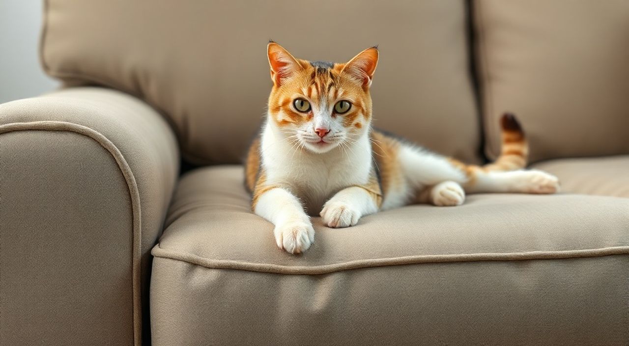 Что делать если кошка дерет диван
