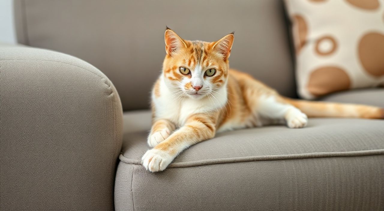 Что делать если кот дерет диван