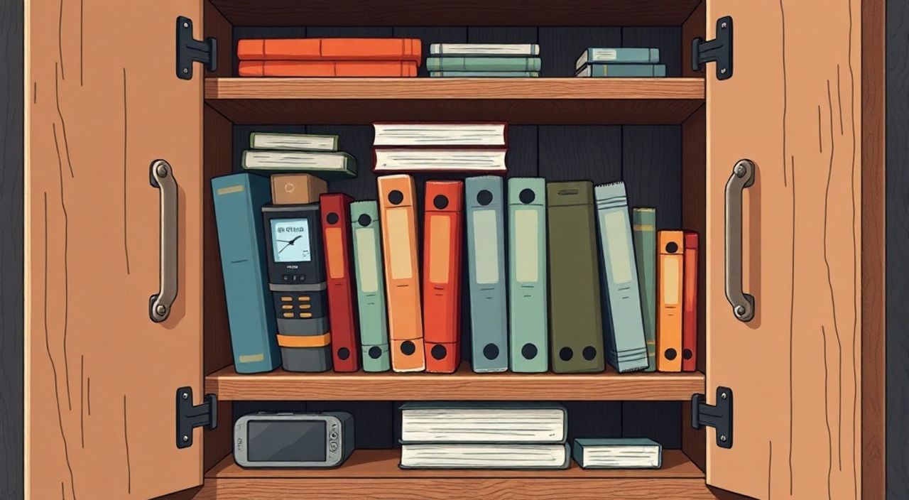 Как хранить книги в глубоком шкафу