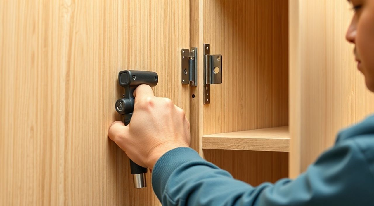 Как отрегулировать двери у шкафа с петлями