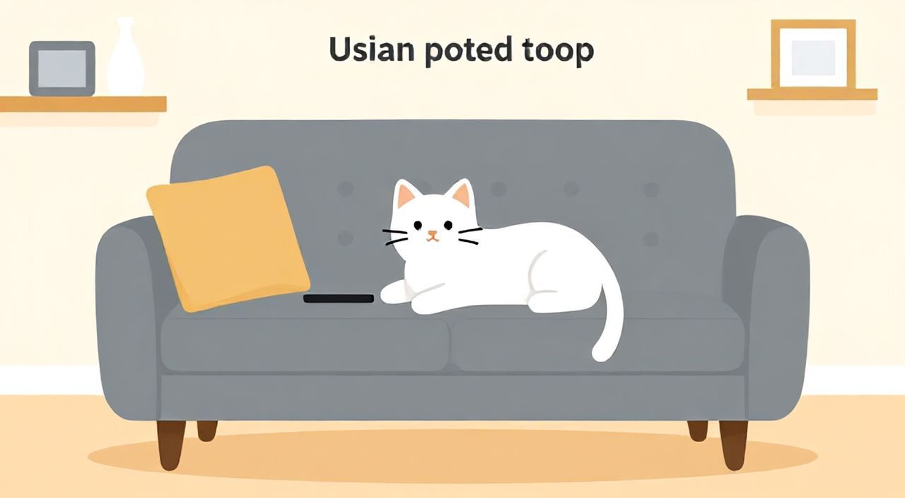 Как отучить кота от дивана