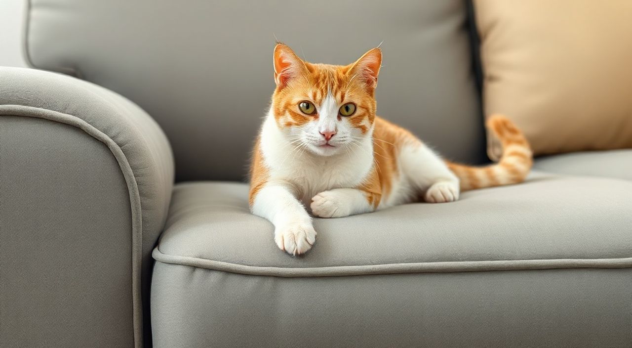 Как отучить кота царапать диван