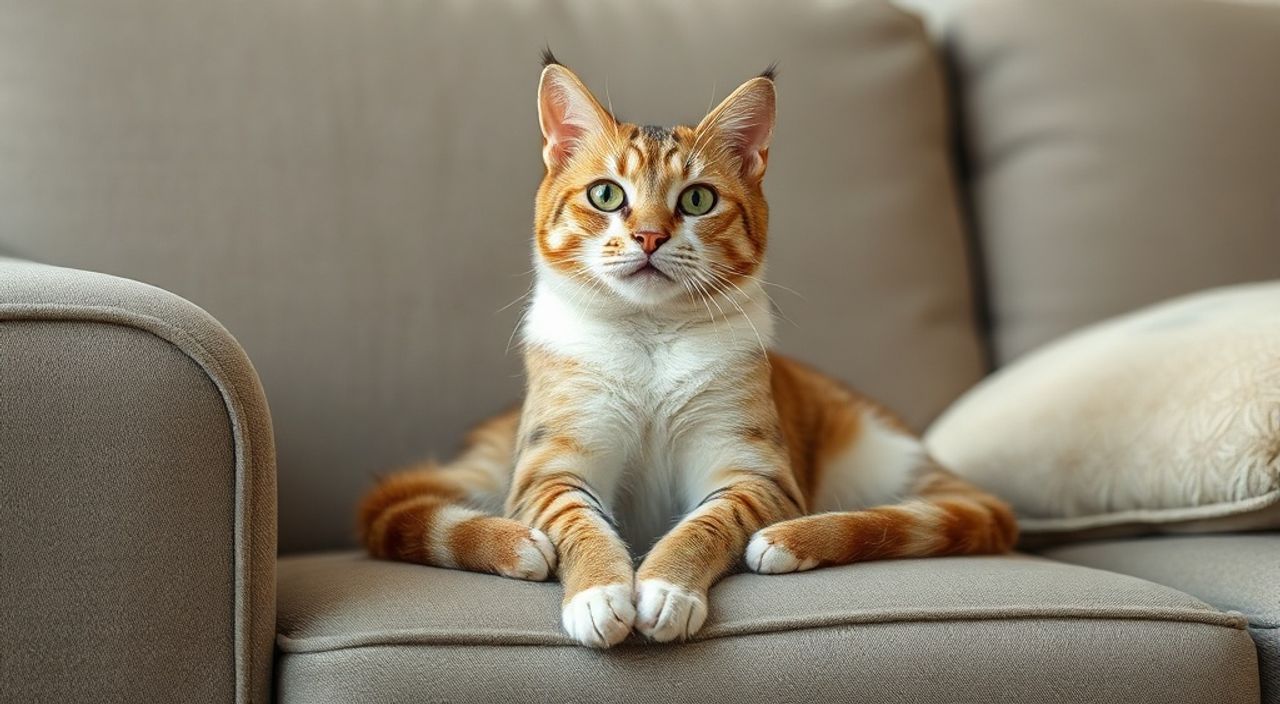 Как отвадить кота от дивана