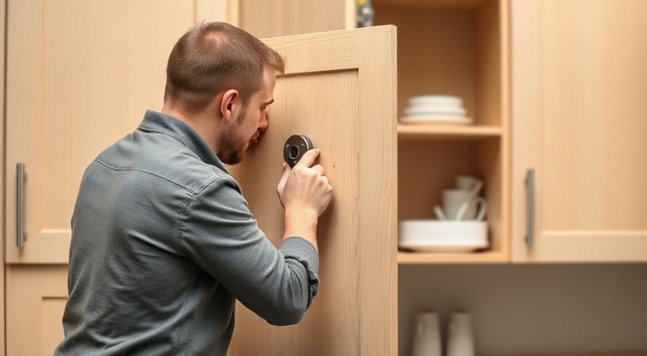 Как подтянуть дверцу кухонного шкафа