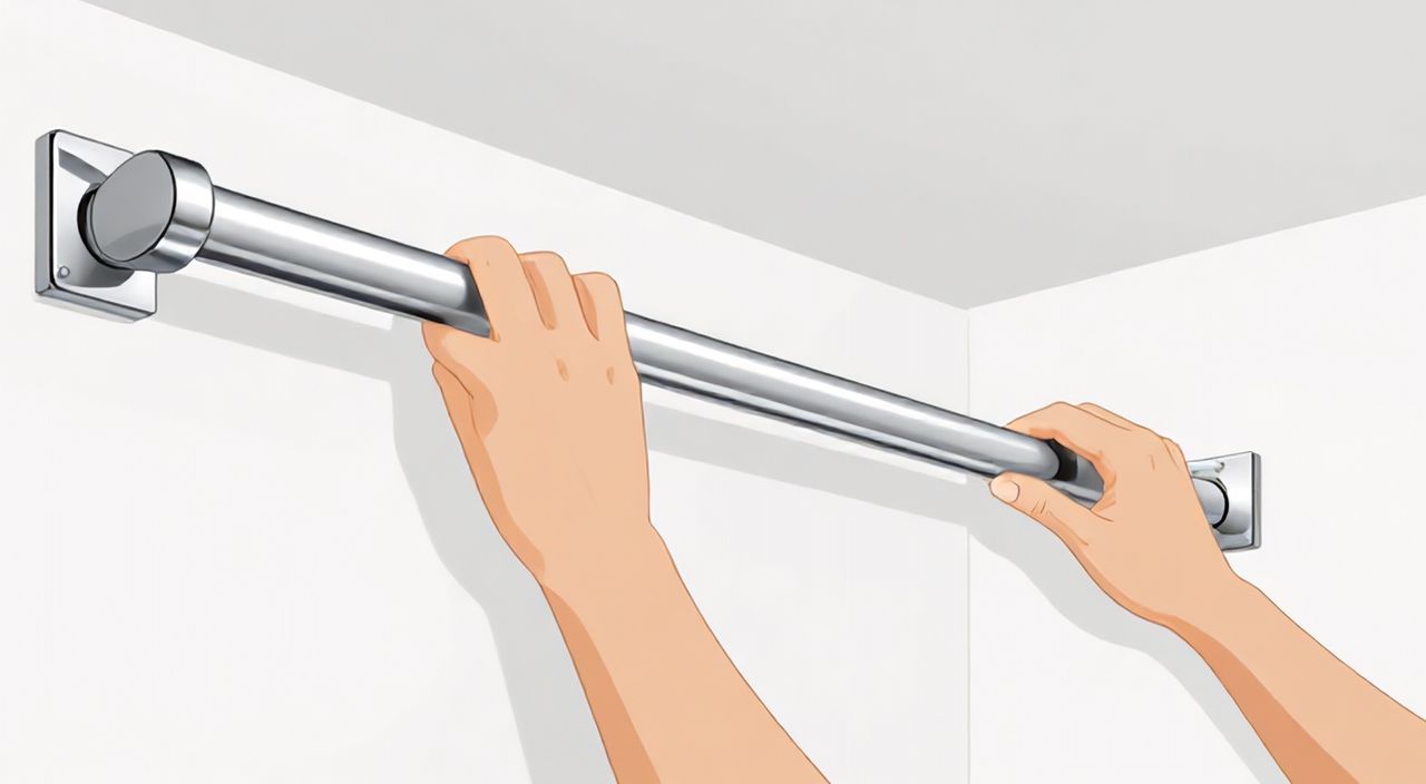 Как повесить раздвижной карниз для ванной
