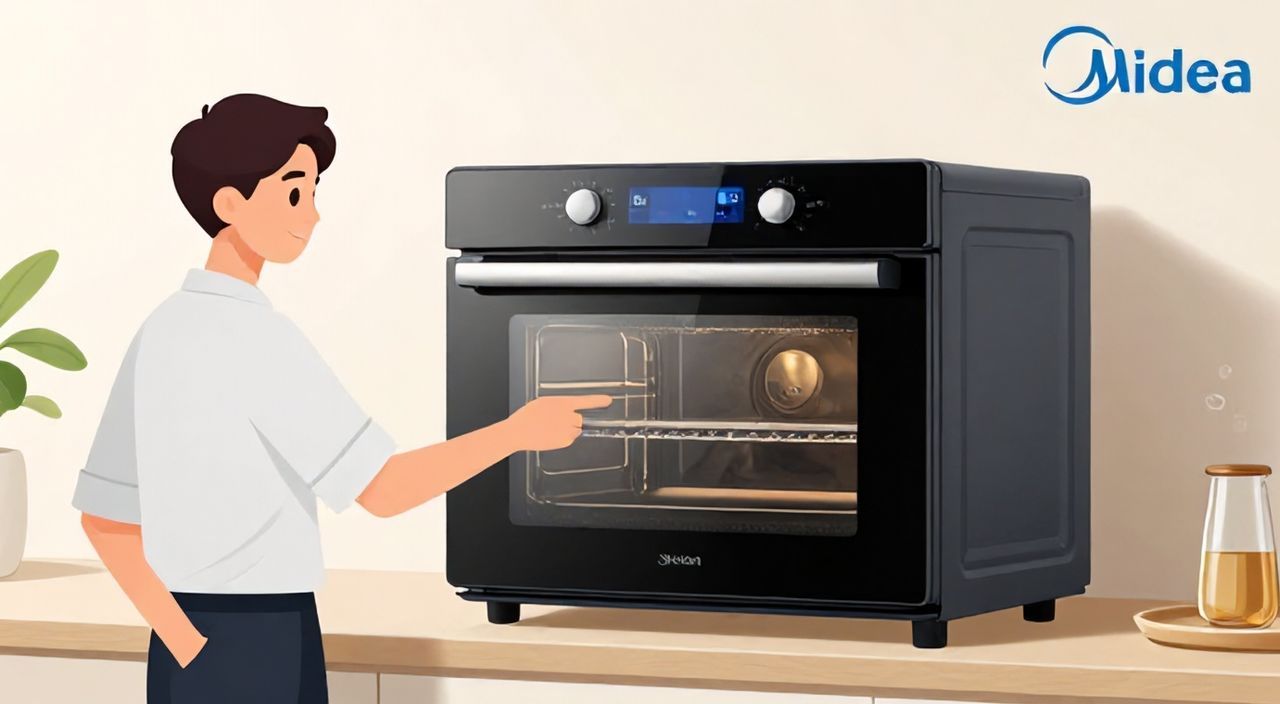 Как разблокировать духовой шкаф midea