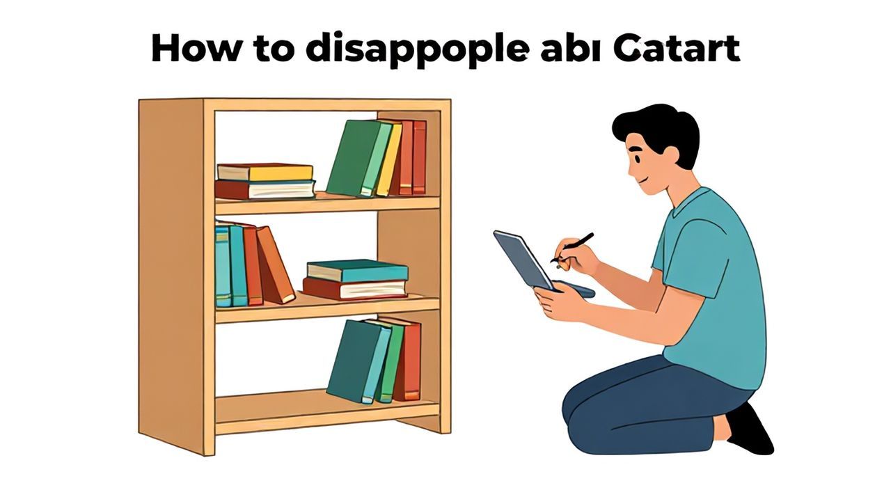 Как разобрать книжный шкаф
