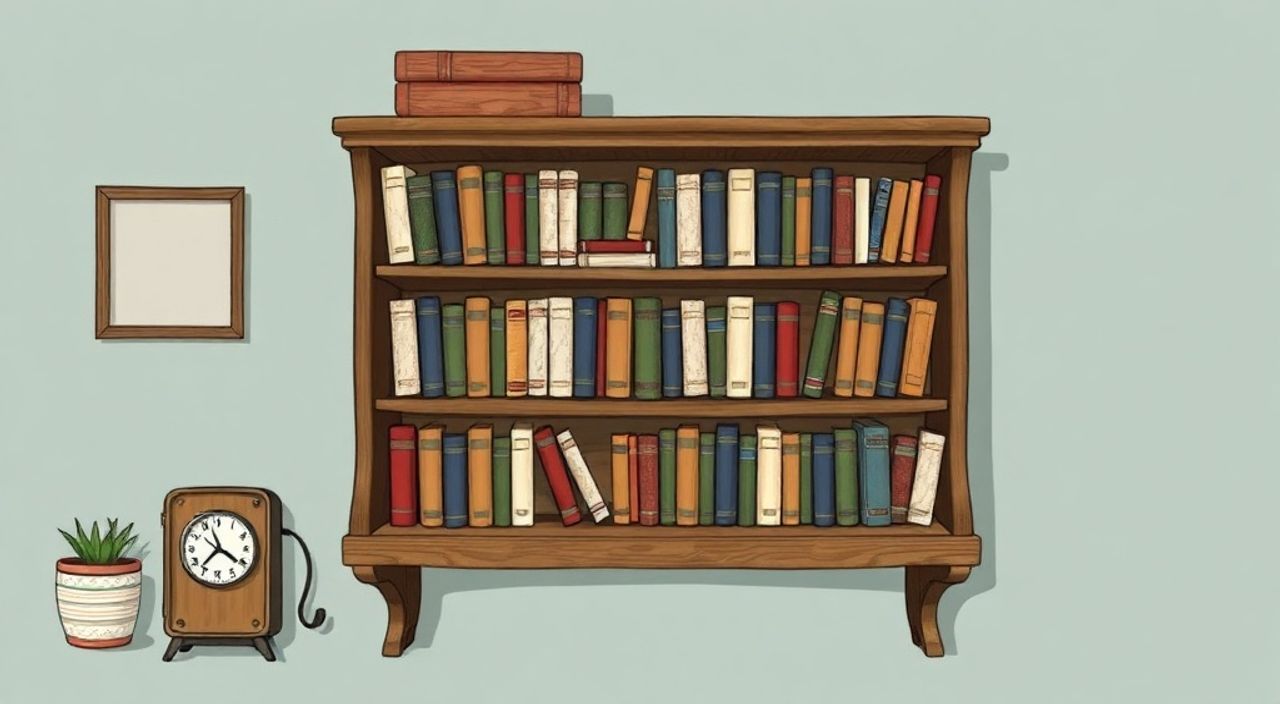 Как реставрировать старый книжный шкаф