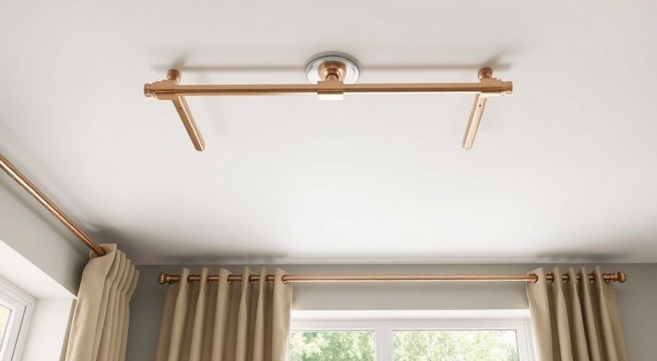 Как скрыть карниз для штор на обычном потолке