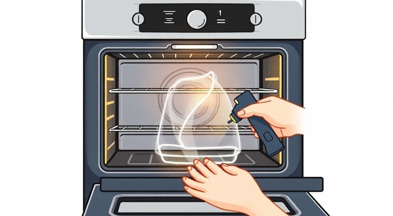 Как снять дверцу духового шкафа midea