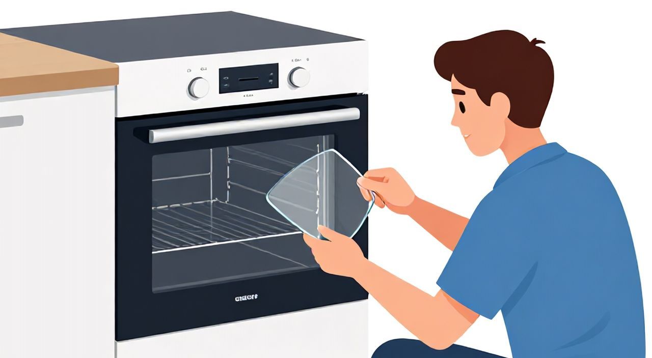Как снять стекло с духового шкафа gorenje