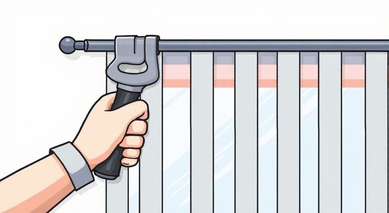 Как снять жалюзи с карниза вертикальные