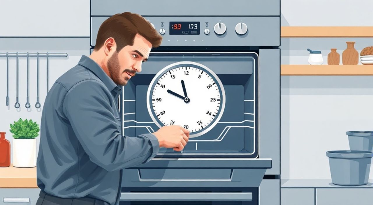 Как выставить время на духовом шкафу bosch