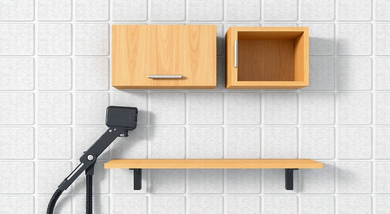 Как закрепить кухонные шкафы на стене из газобетона