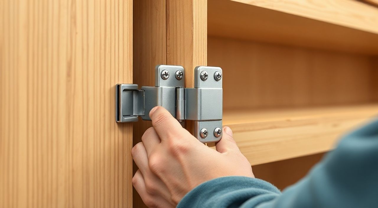 Как закрепить петлю на шкаф если отверстие расшаталось
