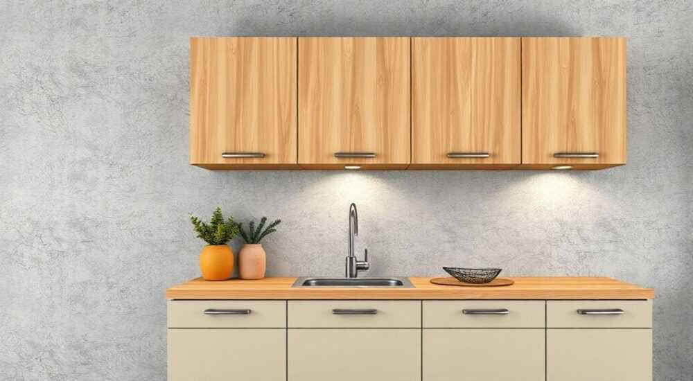 На что повесить кухонные шкафы на стену из газобетона