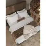 Кровать «‎Дубовые листья»‎ Хохлома