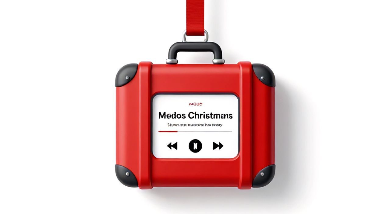 Елочная игрушка чемодан