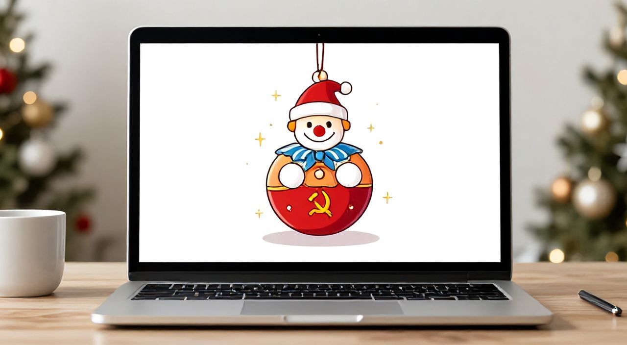 Елочная игрушка клоун ссср