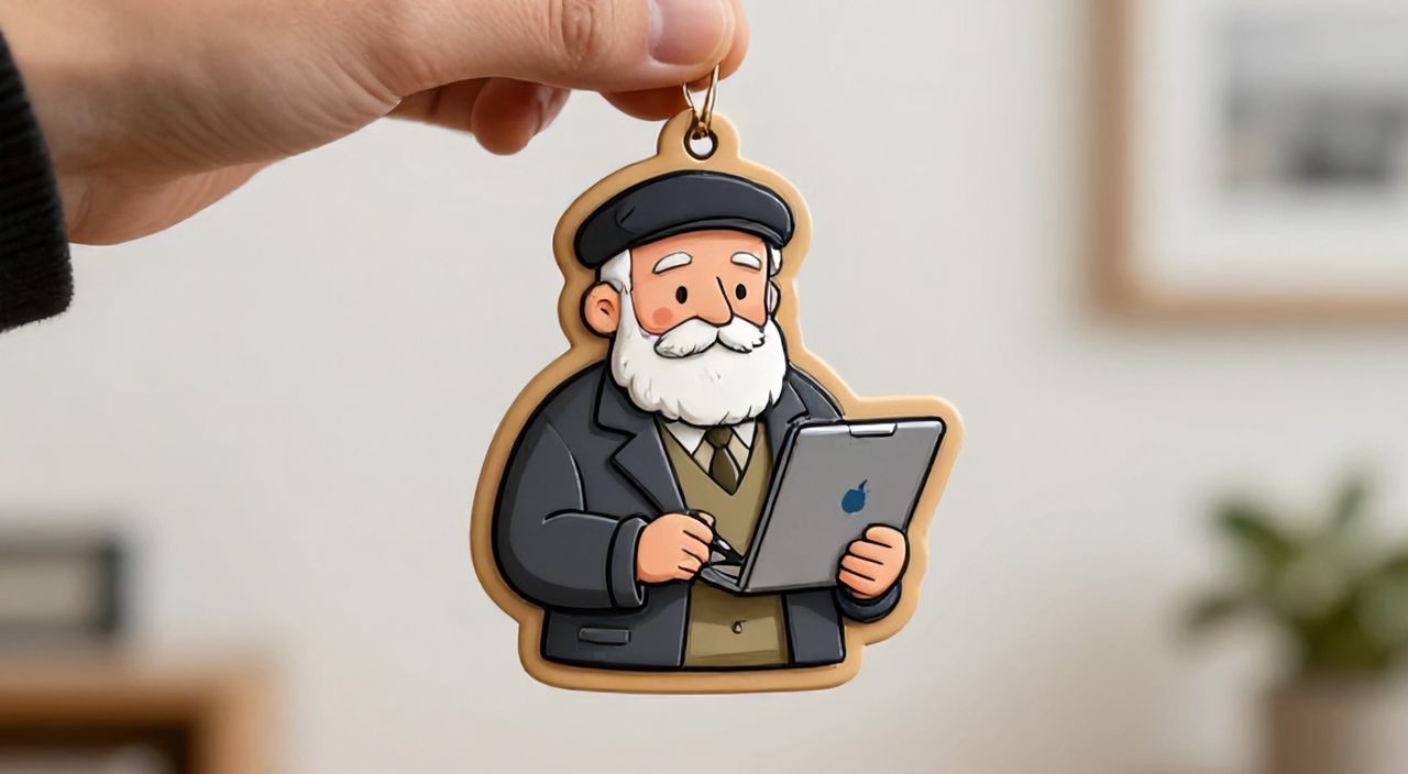 Елочная игрушка старик