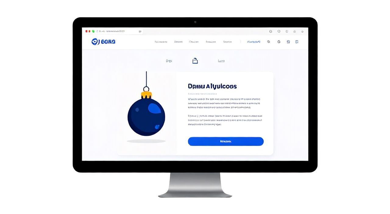 Елочные игрушки на прозрачном фоне