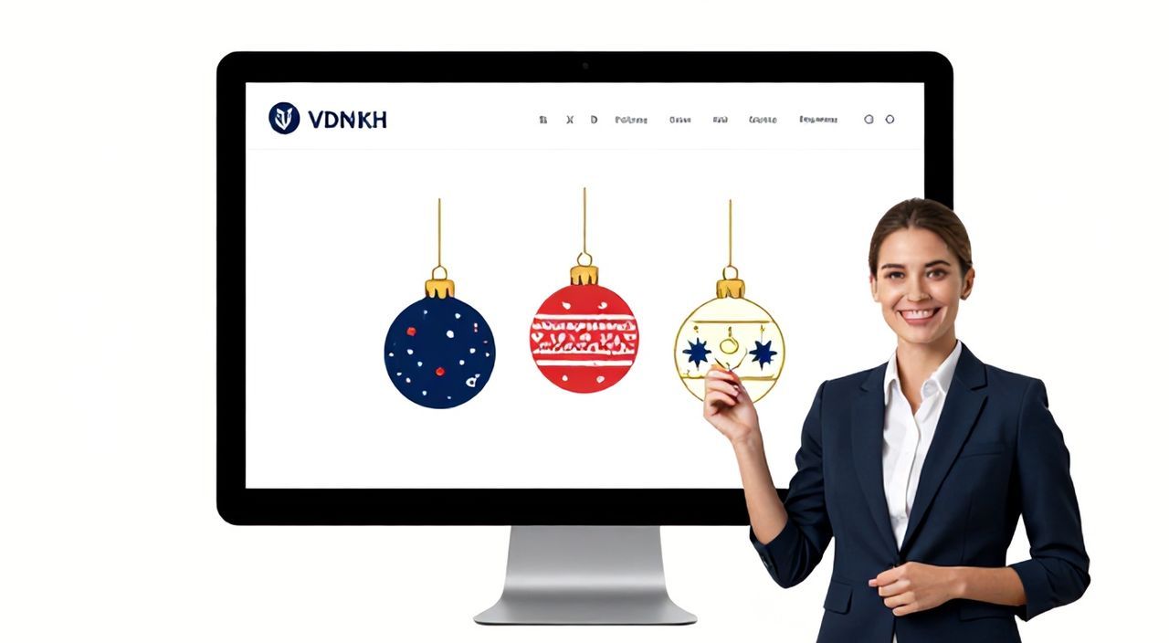Елочные игрушки вднх