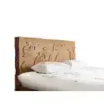Кровать «‎Дубовые листья»‎ Хохлома