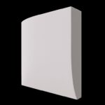 Гипсовая 3D панель «Четверть»