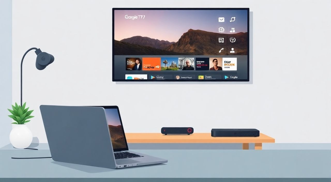 Google cast как подключить к телевизору ноутбук