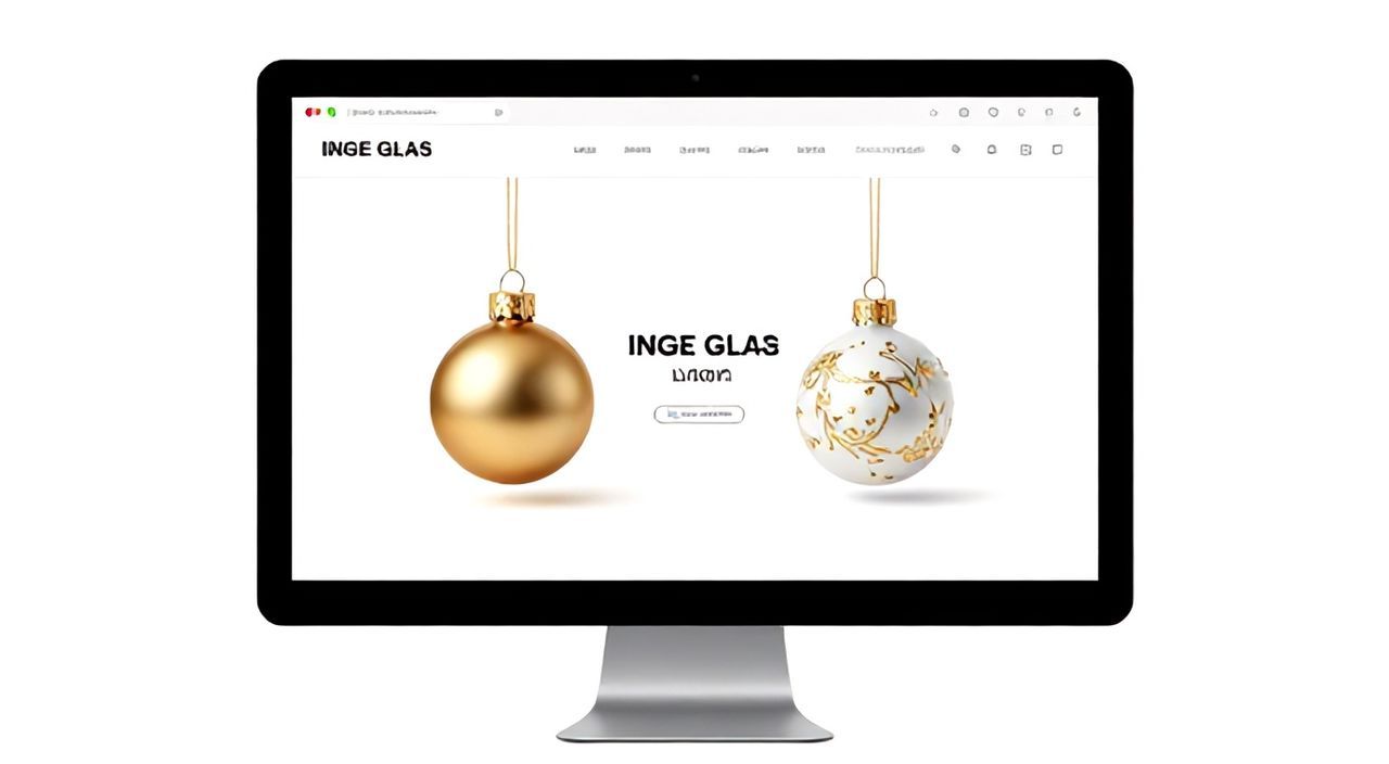 Inge glas елочные игрушки