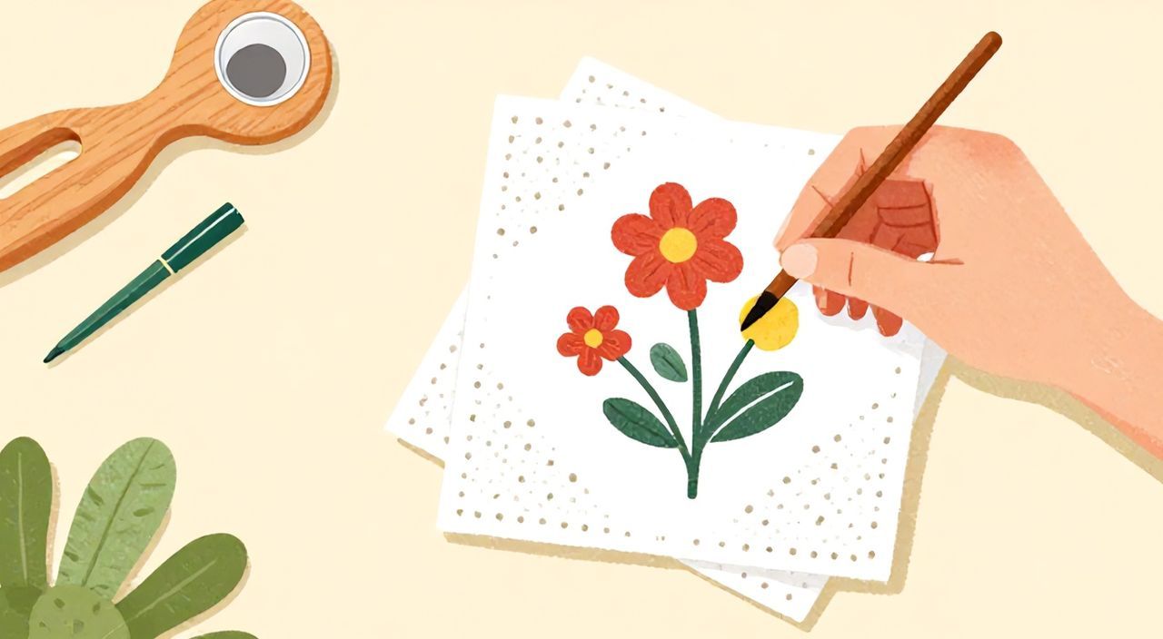 Как делать цветы из салфеток