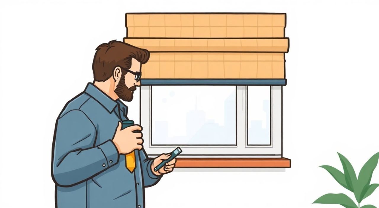 Как измерять окно на рулонные шторы