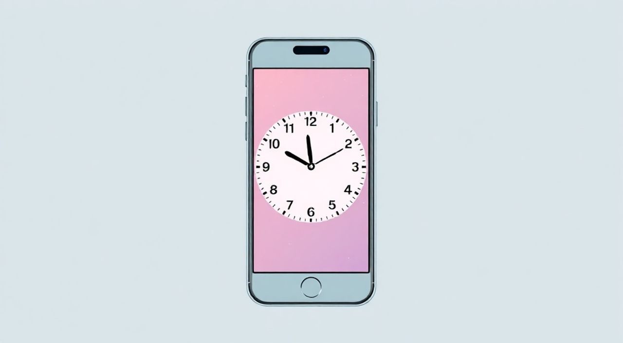 Как настроить часы на экране смартфона