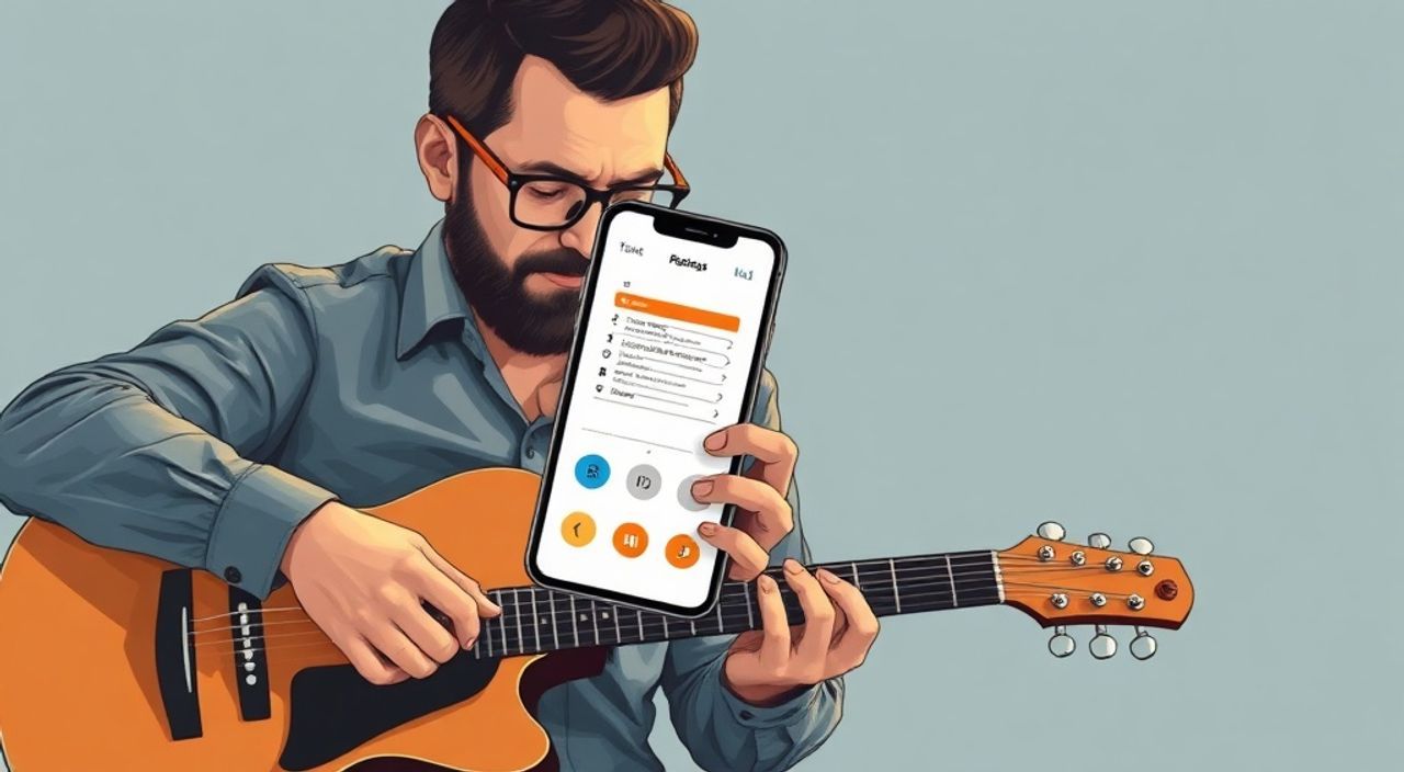 Как настроить гитару по телефону