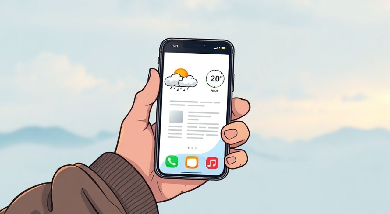 Как настроить погоду в телефоне