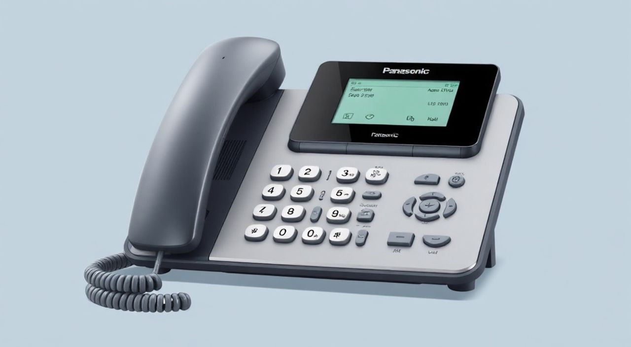 Как настроить стационарный телефон panasonic