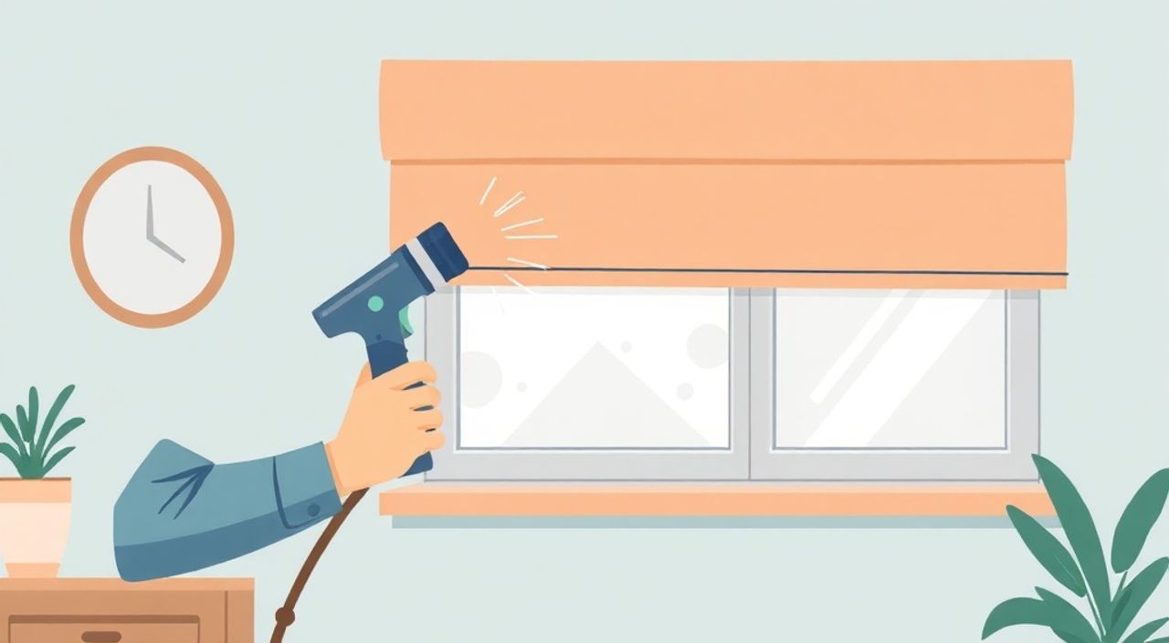 Как почистить рулонные шторы