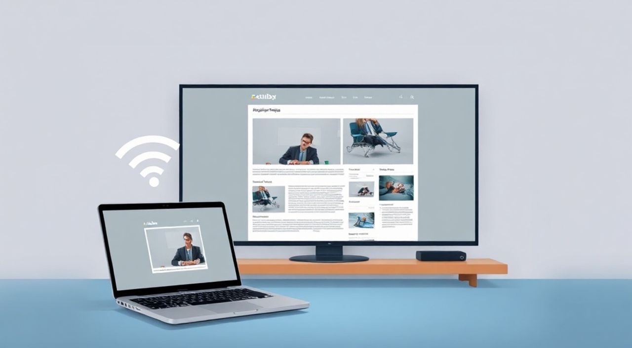 Как подключить экран ноутбука к телевизору через wifi